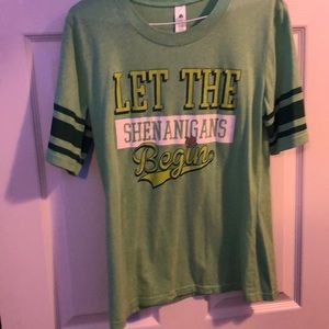 Green and dark green St. Patrick’s Day T-shirt size large Worn twice